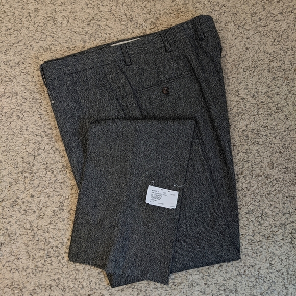 HART SCHAFFNER MARX Tailored Dress Pants, Grey - Picture 11 of 12